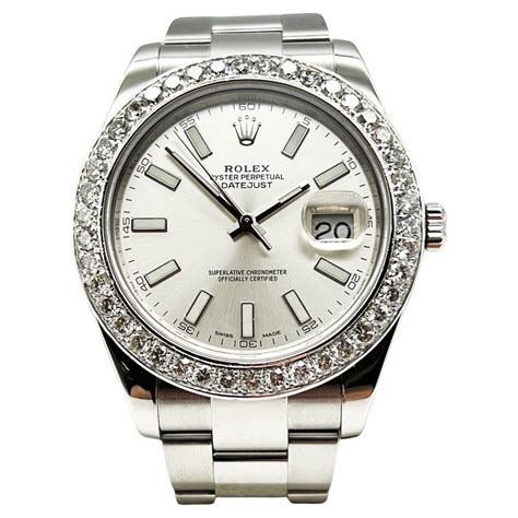 rolex automatic diamond datejust ii|rolex datejust diamond bezel price.